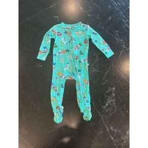 posh peanut nutcracker 9-12 9 12 months green bamboo